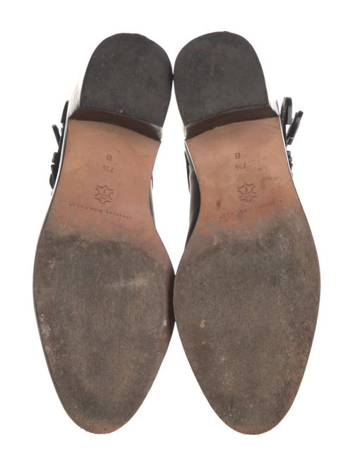 Loeffler Randall Leather Printed Lace-Up Boots