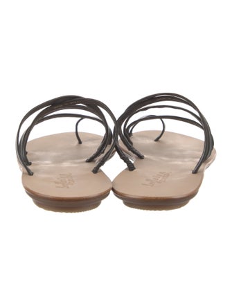 Loeffler Randall Leather Slides