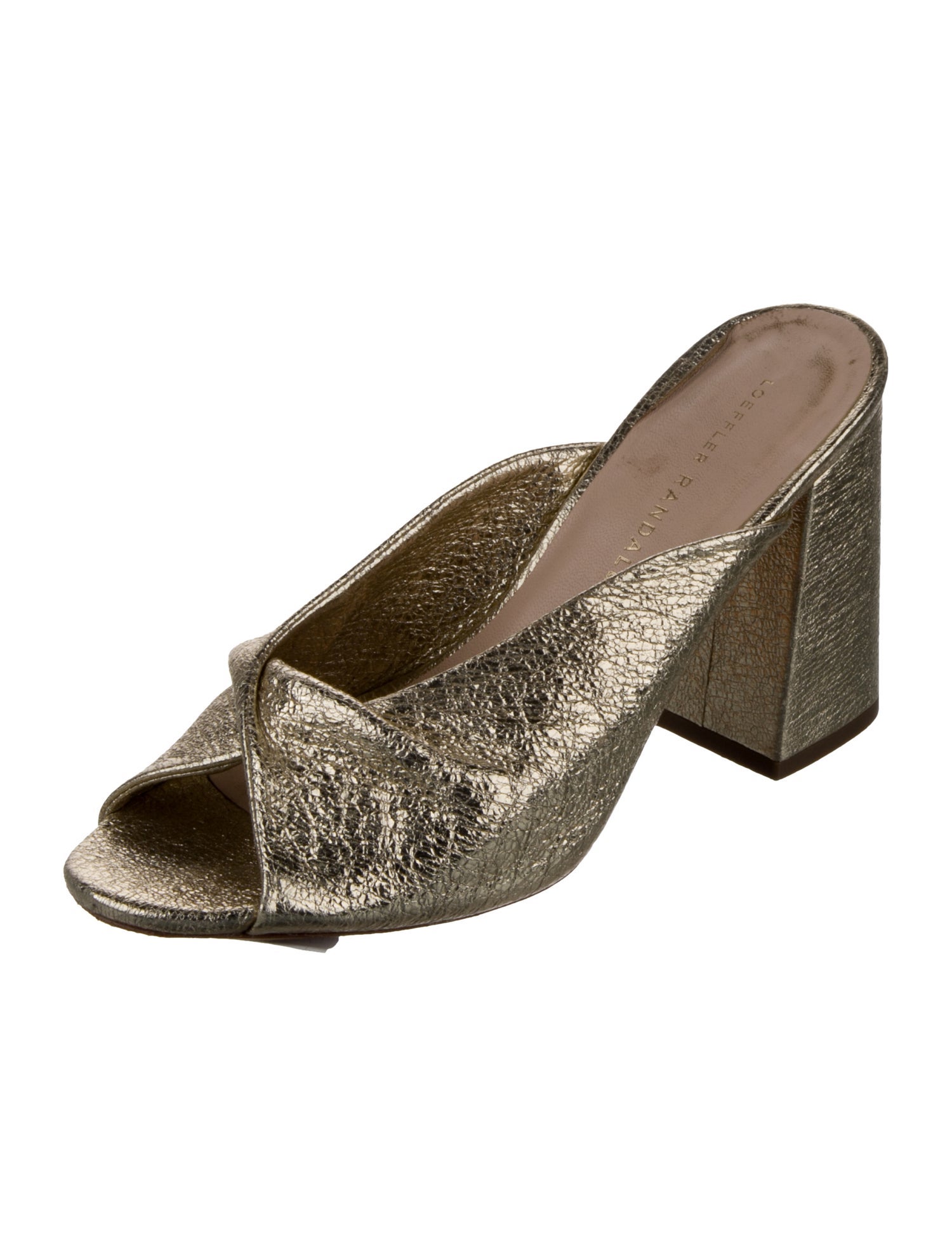 Loeffler Randall Leather Slides