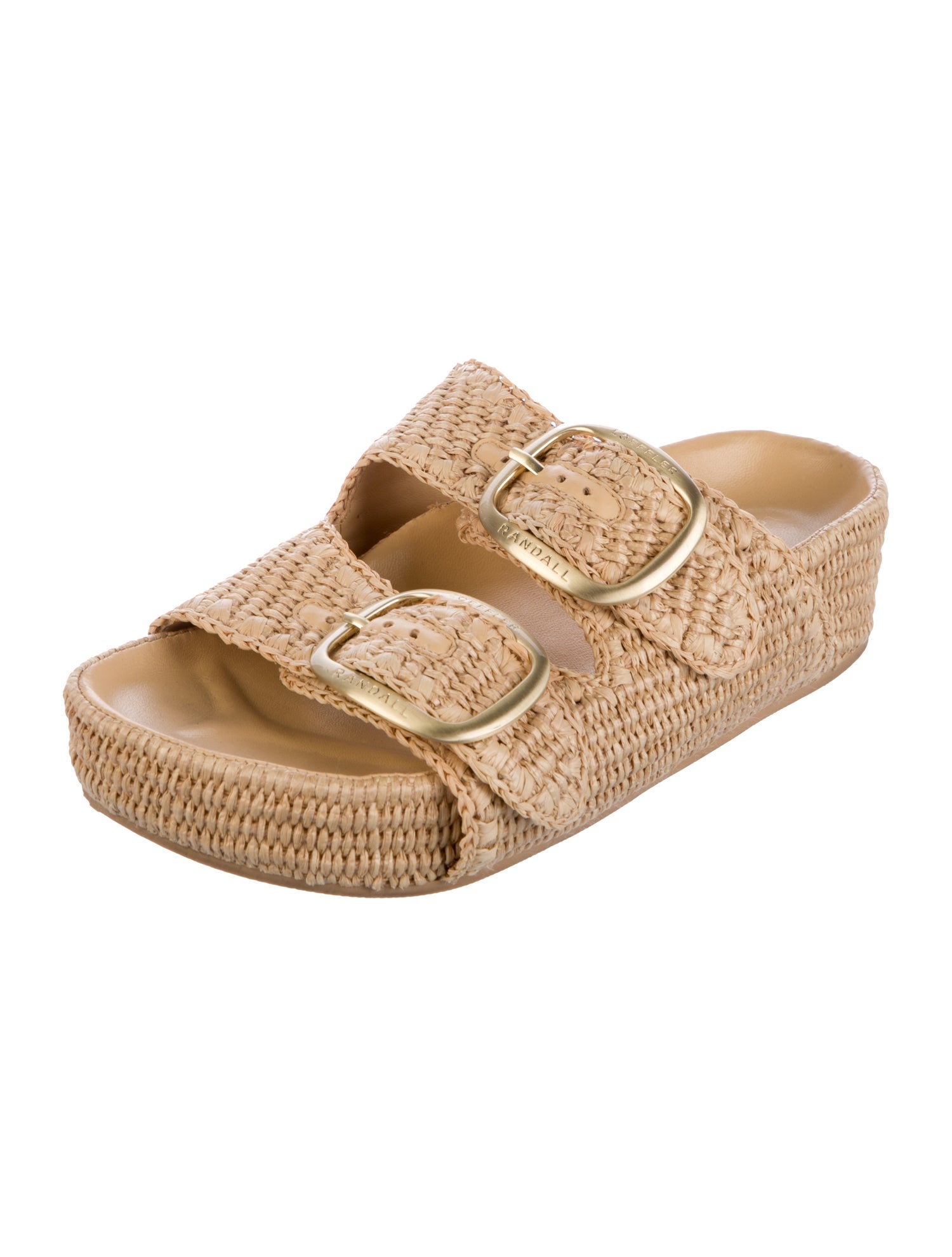 Loeffler Randall Straw Slides