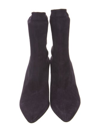 Loeffler Randall Suede Sock Boots