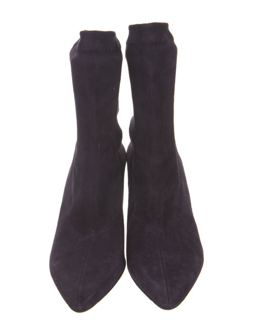 Loeffler Randall Suede Sock Boots
