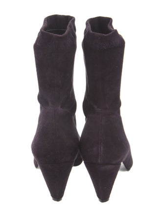 Loeffler Randall Suede Sock Boots