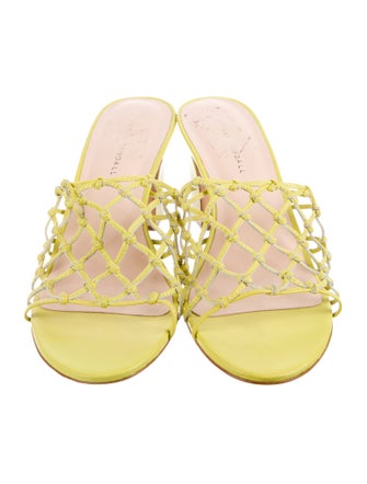 Loeffler Randall Leather Slides