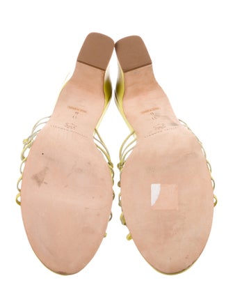 Loeffler Randall Leather Slides