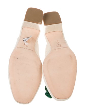 Loeffler Randall Canvas Floral Print Mules