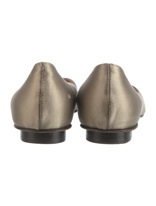 Loeffler Randall Satin Crystal Embellishments Ballet Flats