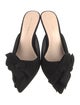 Loeffler Randall Suede Bow Accents Mules