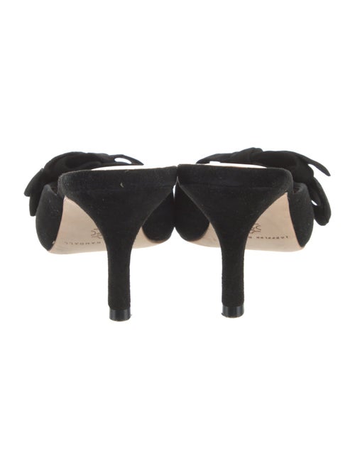 Loeffler Randall Suede Bow Accents Mules