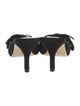 Loeffler Randall Suede Bow Accents Mules