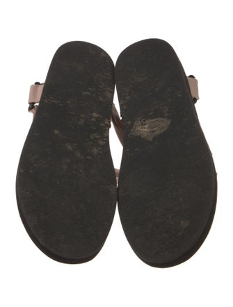 Loeffler Randall Canvas Bow Accents Sandals