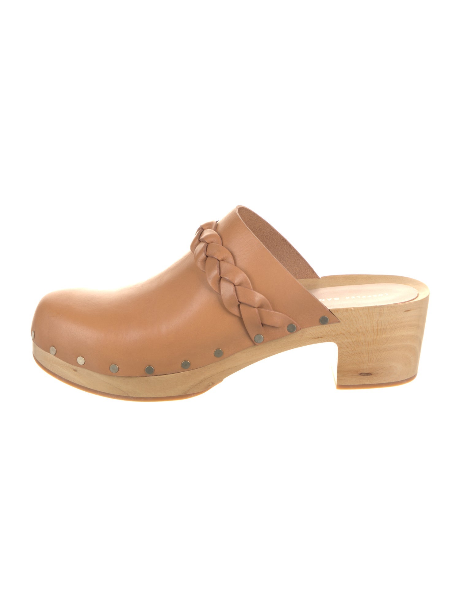 Loeffler Randall Leather Braided Accents Mules