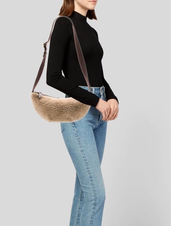 Loeffler Randall Shearling Top Handle Bag