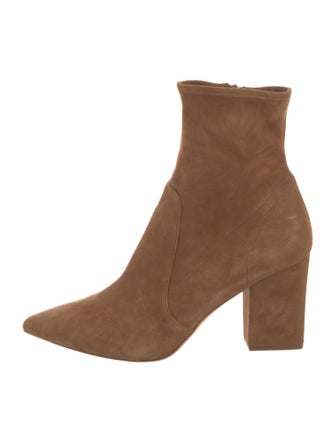 Loeffler Randall Suede Sock Boots