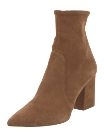 Loeffler Randall Suede Sock Boots