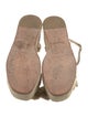 Loeffler Randall Leather Bow Accents Espadrilles