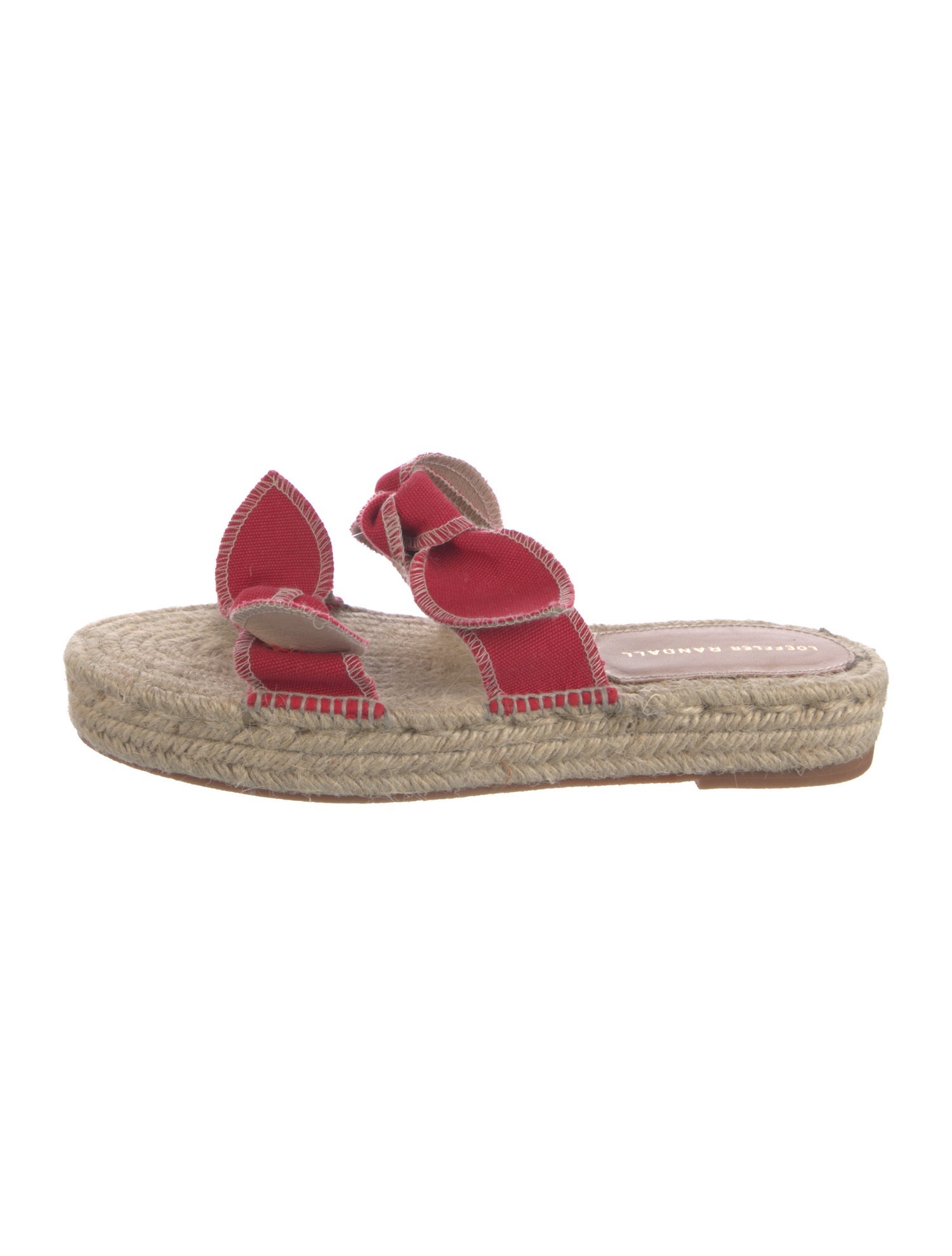 Loeffler Randall Canvas Bow Accents Espadrilles