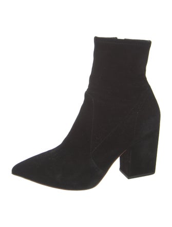 Loeffler Randall Suede Sock Boots