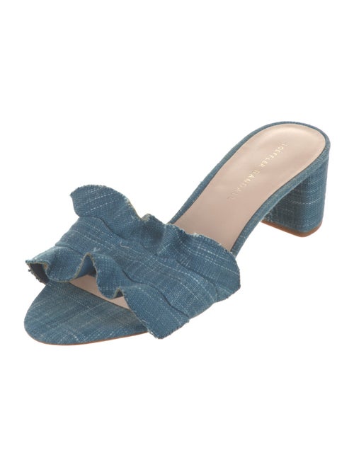 Loeffler Randall Ruffle Embellishment Slides