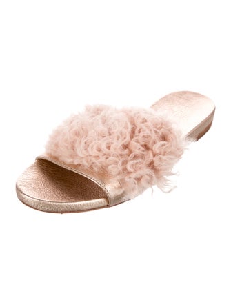 Loeffler Randall Leather Slides