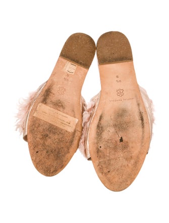 Loeffler Randall Leather Slides