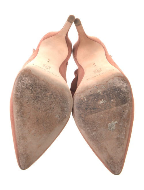 Loeffler Randall Suede Ruffle Embellishment Mules