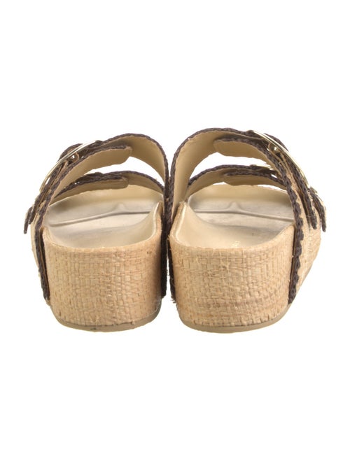 Loeffler Randall Straw Patterned Slides