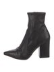 Loeffler Randall Leather Sock Boots