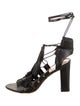 Loeffler Randall Leather Tassel Accents Gladiator Sandals