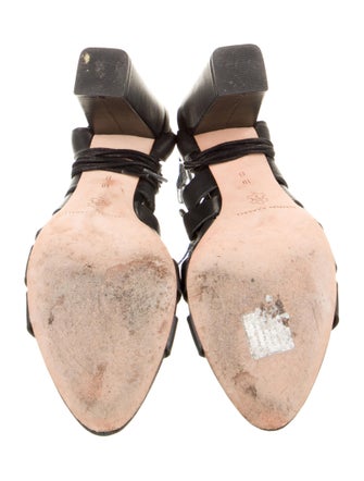 Loeffler Randall Leather Tassel Accents Gladiator Sandals