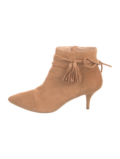 Loeffler Randall Suede Tassel Accents Boots