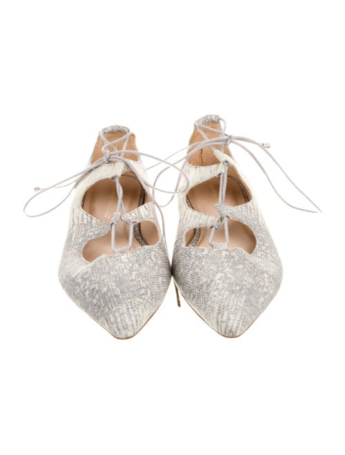 Loeffler Randall Embossed Leather Ballet Flats