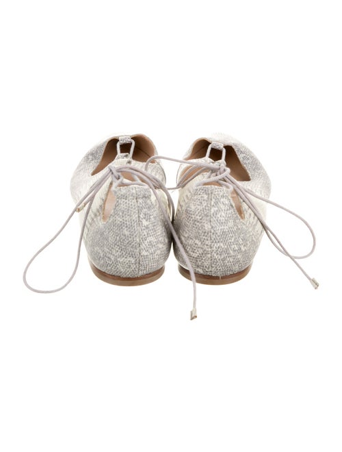 Loeffler Randall Embossed Leather Ballet Flats