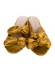 Loeffler Randall Satin Bow Accents Slides
