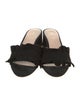 Loeffler Randall Suede Ruffle Embellishment Slides