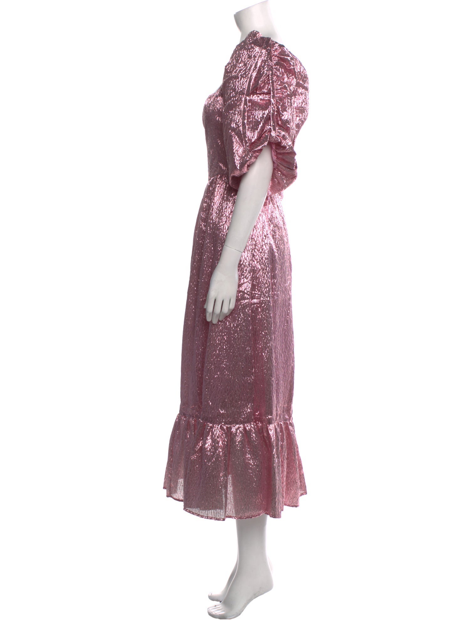 Loeffler Randall Square Neckline Long Dress