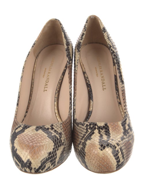 Loeffler Randall Leather Animal Print Pumps