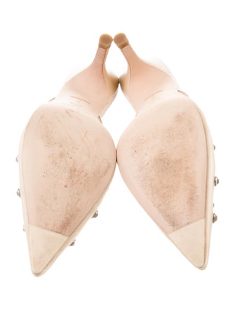 Loeffler Randall Mesh Crystal Embellishments Mules