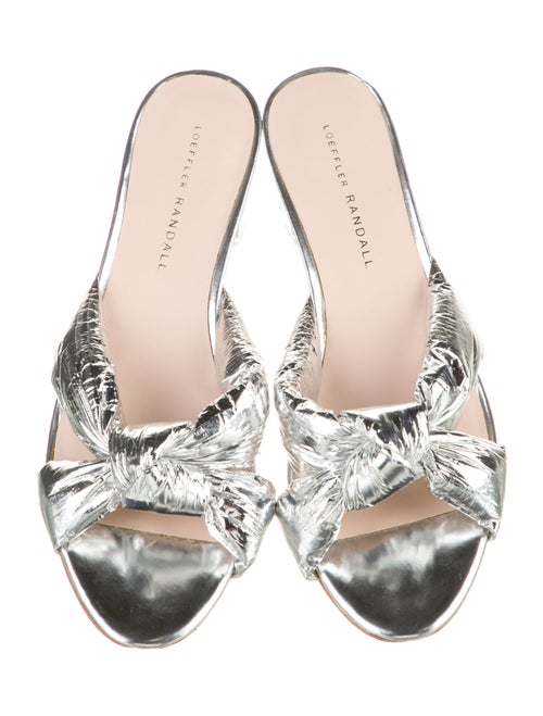 Loeffler Randall Leather Slides
