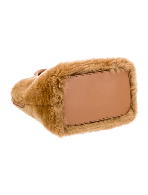 Loeffler Randall Faux Fur Top Handle Bag