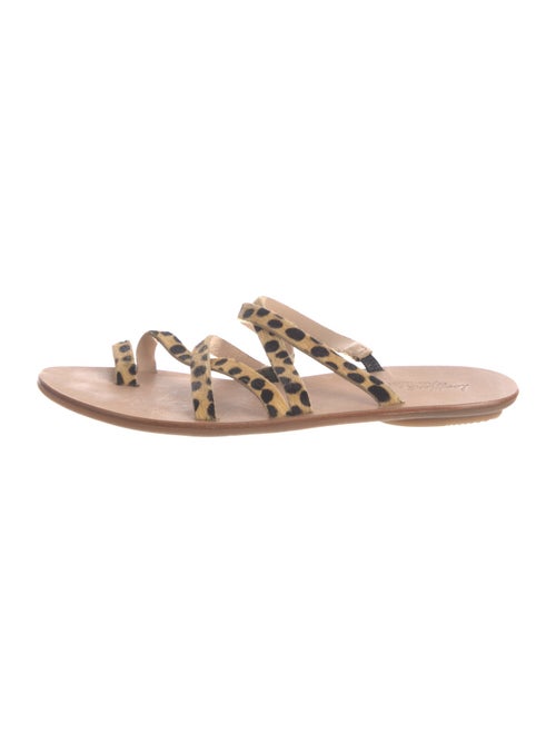 Loeffler Randall Ponyhair Animal Print Slides