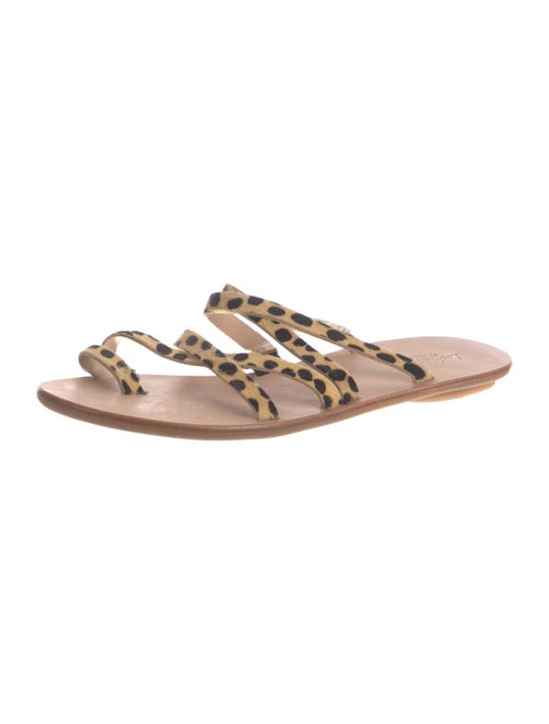 Loeffler Randall Ponyhair Animal Print Slides