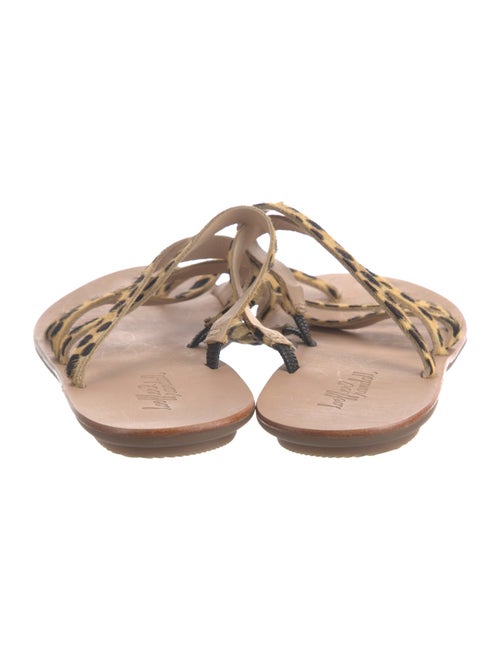 Loeffler Randall Ponyhair Animal Print Slides