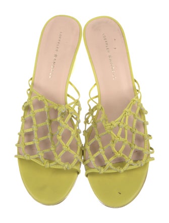 Loeffler Randall Leather Slides