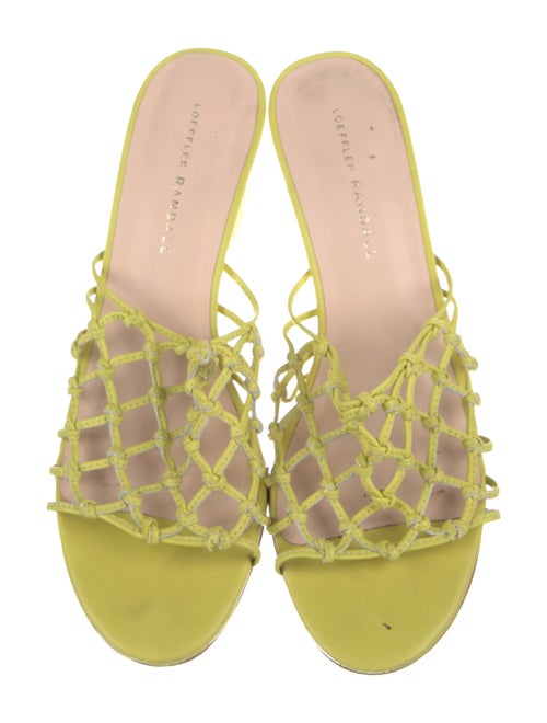 Loeffler Randall Leather Slides