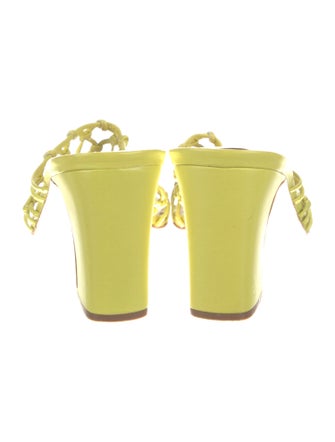 Loeffler Randall Leather Slides