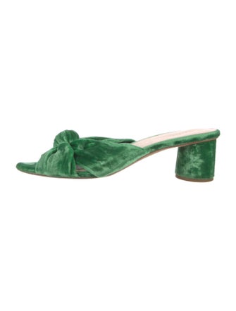 Loeffler Randall Velvet Slides