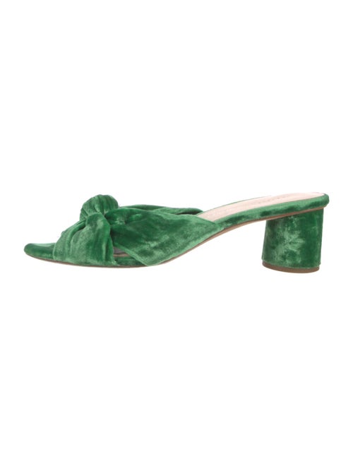 Loeffler Randall Velvet Slides