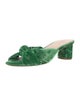 Loeffler Randall Velvet Slides