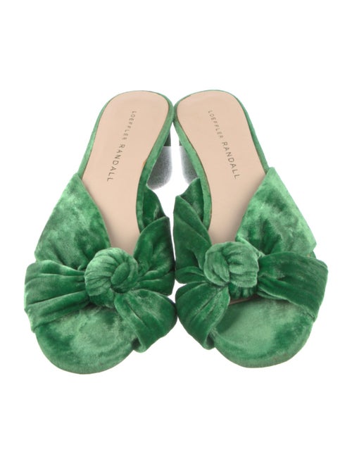 Loeffler Randall Velvet Slides